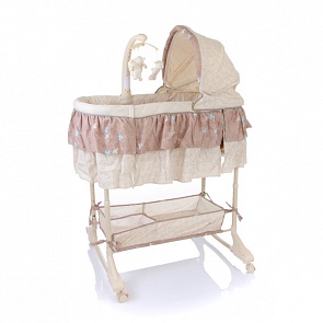 Кроватка-люлька Sweet Dream mobile, 3 в 1, коричневая (Jetem, 3 in 1 Bassinet)